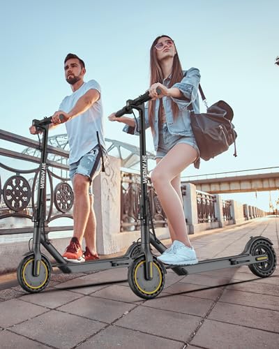 Electric Scooter with 8.5" Tire, 350W Motor, 19 MPH Top Speed, 21 Miles Max Range, Folding L4348