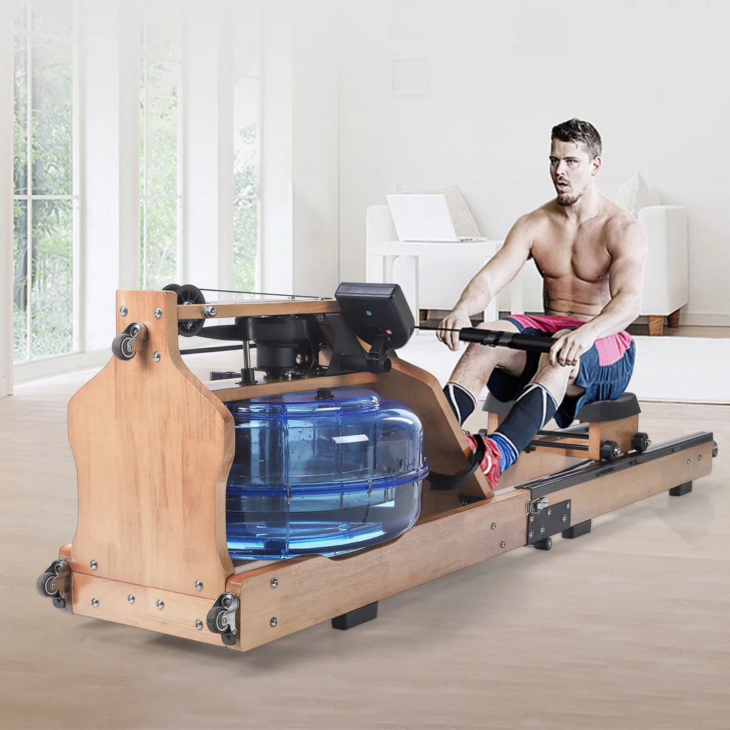 Water Rowing Machine with LED Display E829
