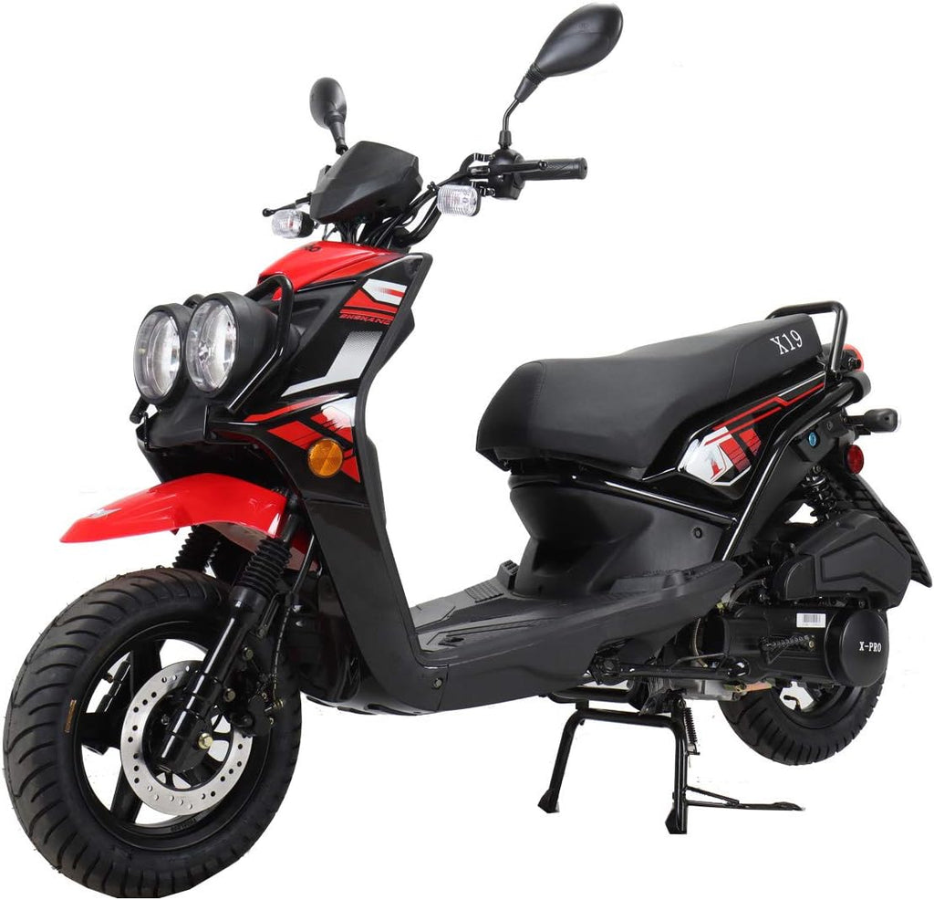 Red 150cc Gas Moped Scooter E255274