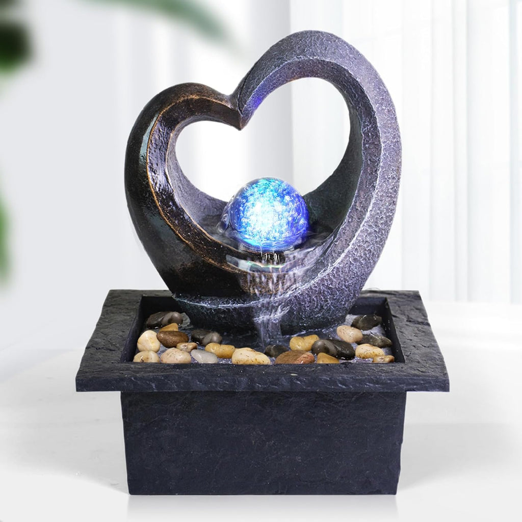 Water Garden Zen Fountain with LED Light E650
