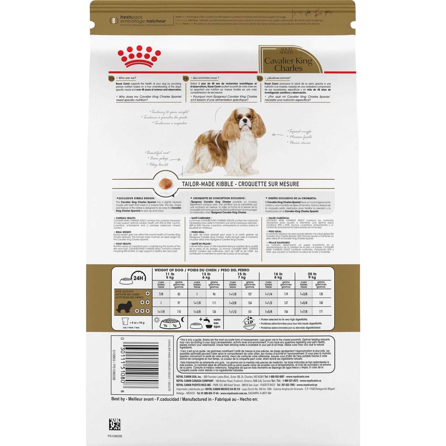 Adult Cavalier King Charles Dry Dog Food K900972