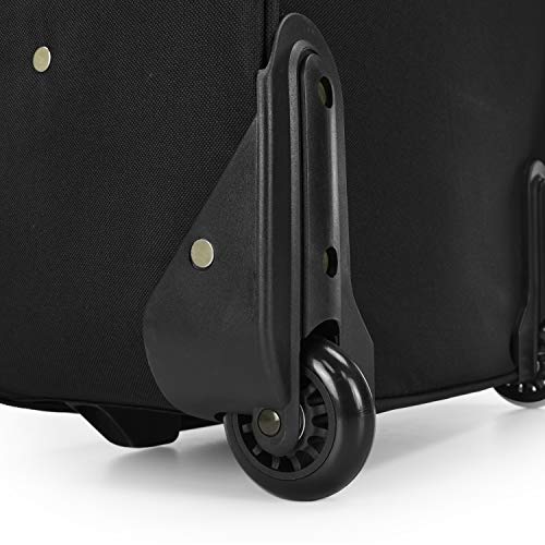 Gray 4-Piece Expandable Softside Travel Rolling Luggage Set D630