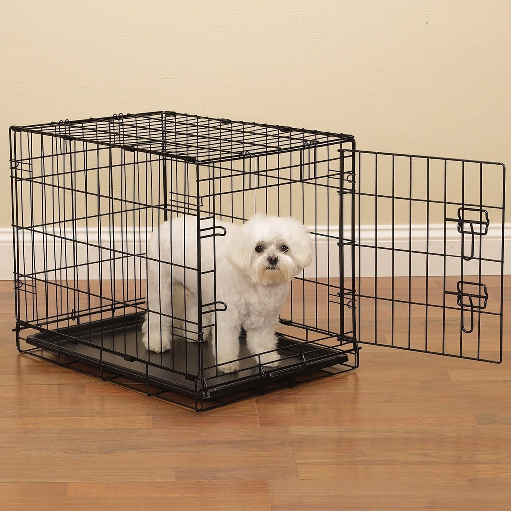 Black Medium-Large Dog Crate V8119