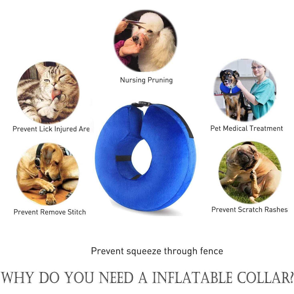 Protective Inflatable Cone Collar for Dogs and Cats E4301