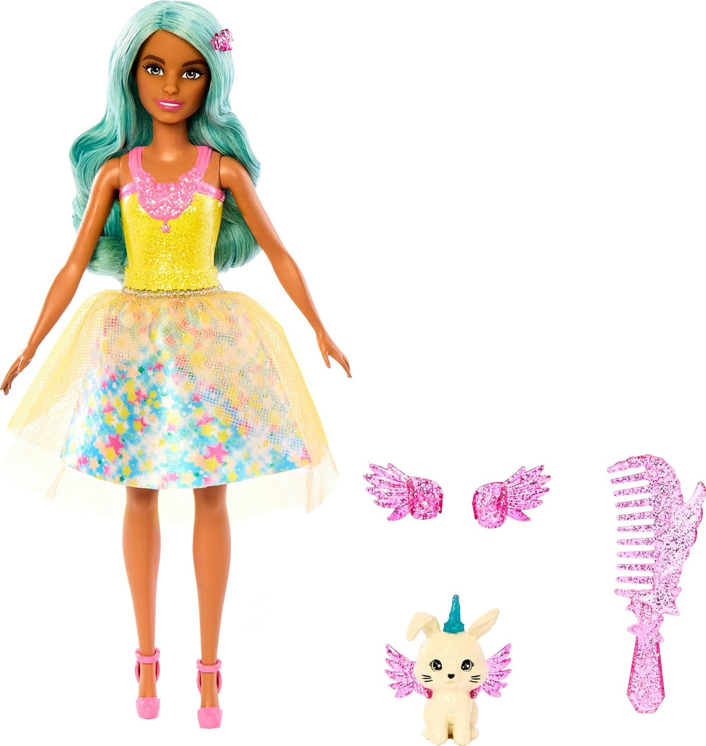 Barbie Teresa Fashion Doll with Fantasy Outfit, Pet, Leash & Styling Pieces I403