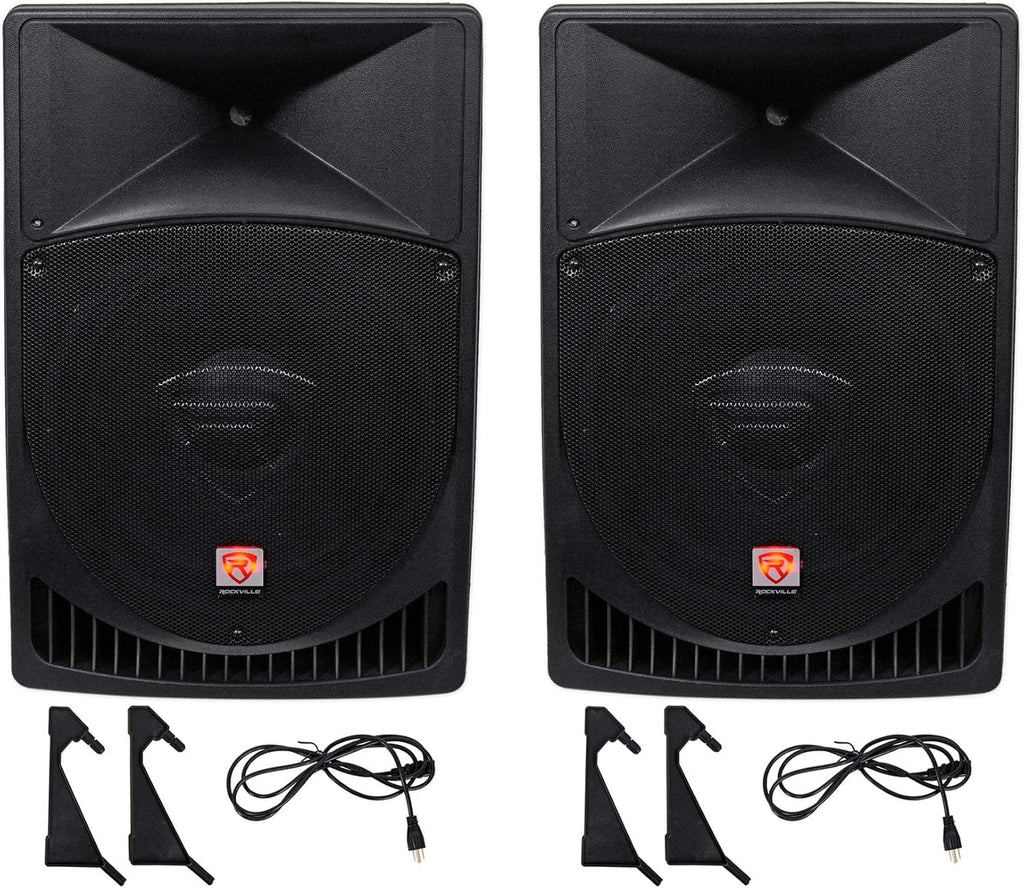 15" Powered Active 2-Way DJ PA Speakers V85681