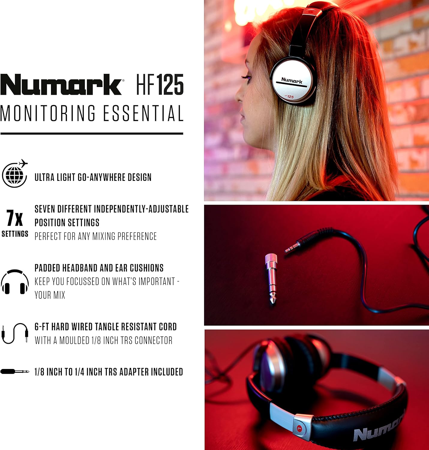 DJ Controller, DJ Headphones, DJ Monitor Speakers with Party Lights Y2050