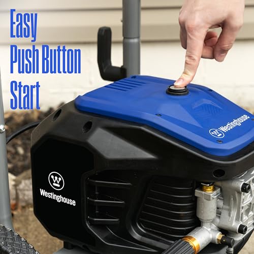 Electric Pressure Washer, 3000 Max PSI, 1.76 Max GPM, Induction Motor, Onboard Soap Tank, Spray Gun and Wand, 5 Nozzle Set S427