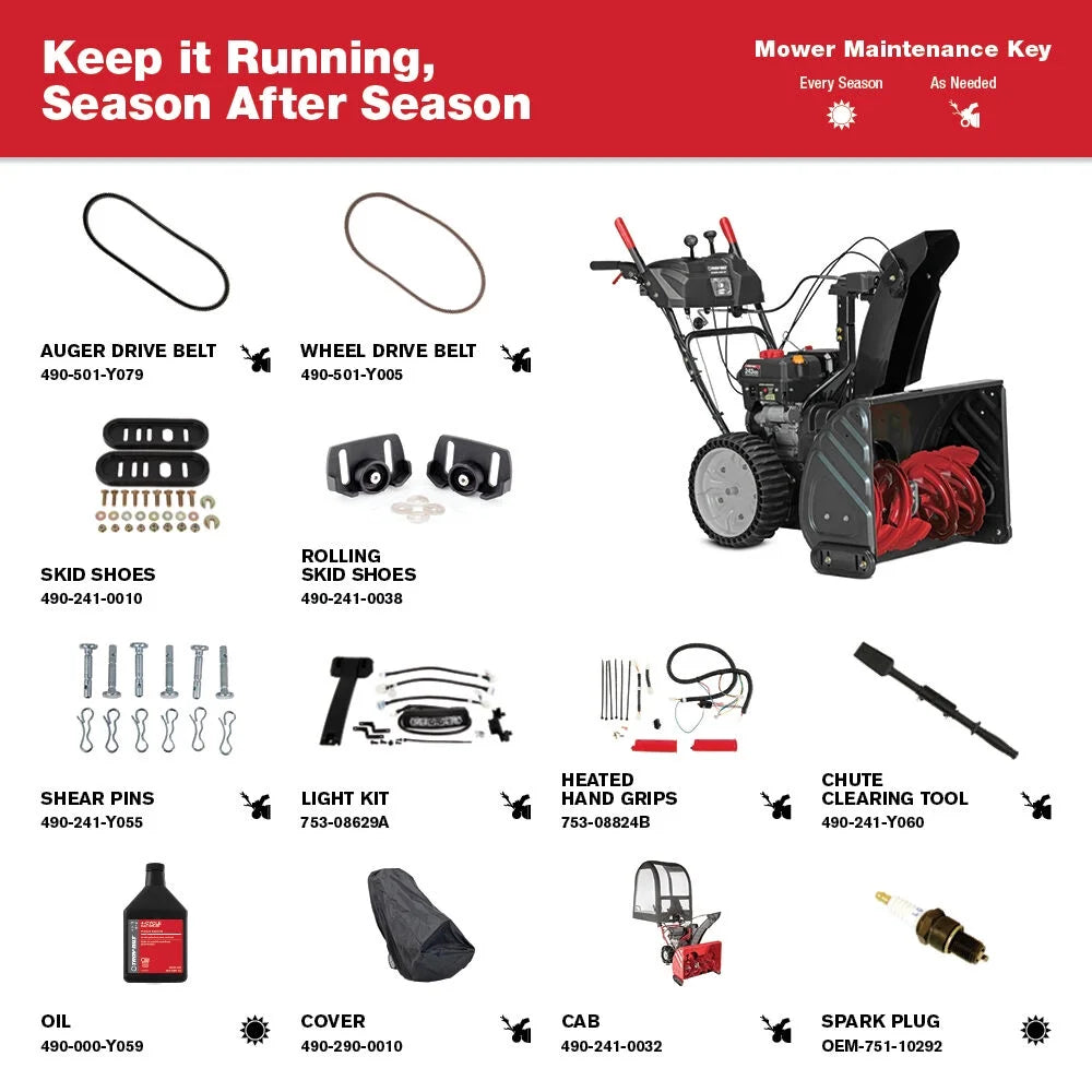 Gas Snow Blower C316976