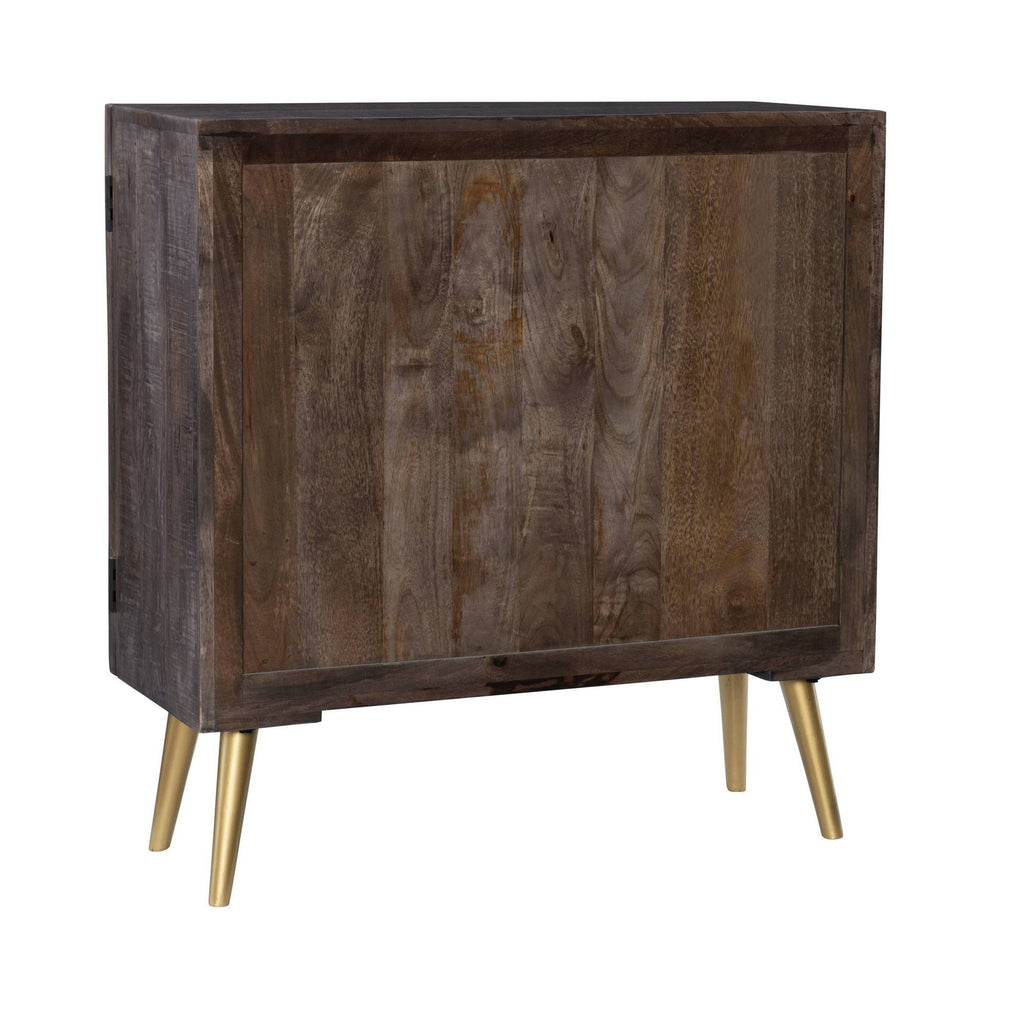 2 Door Brown Cabinet O437073