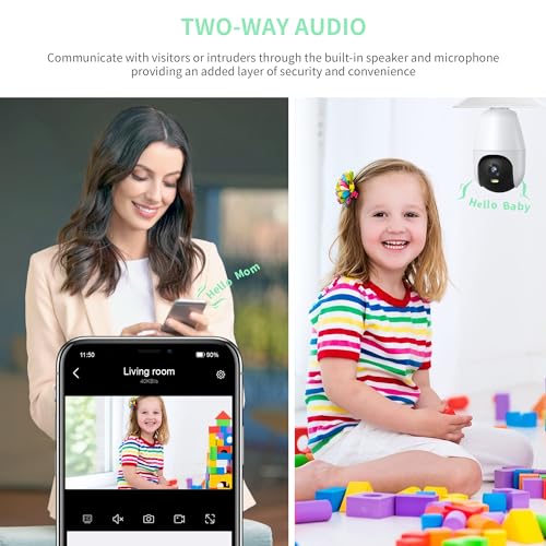 5G Light Bulb Security Camera with Auto Tracking L76121