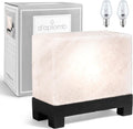 Natural Himalayan Salt Lamp with Wood Base, 11.5 lbs J49503
