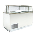 White 12 Tub Ice Cream Display Freezer Z7760