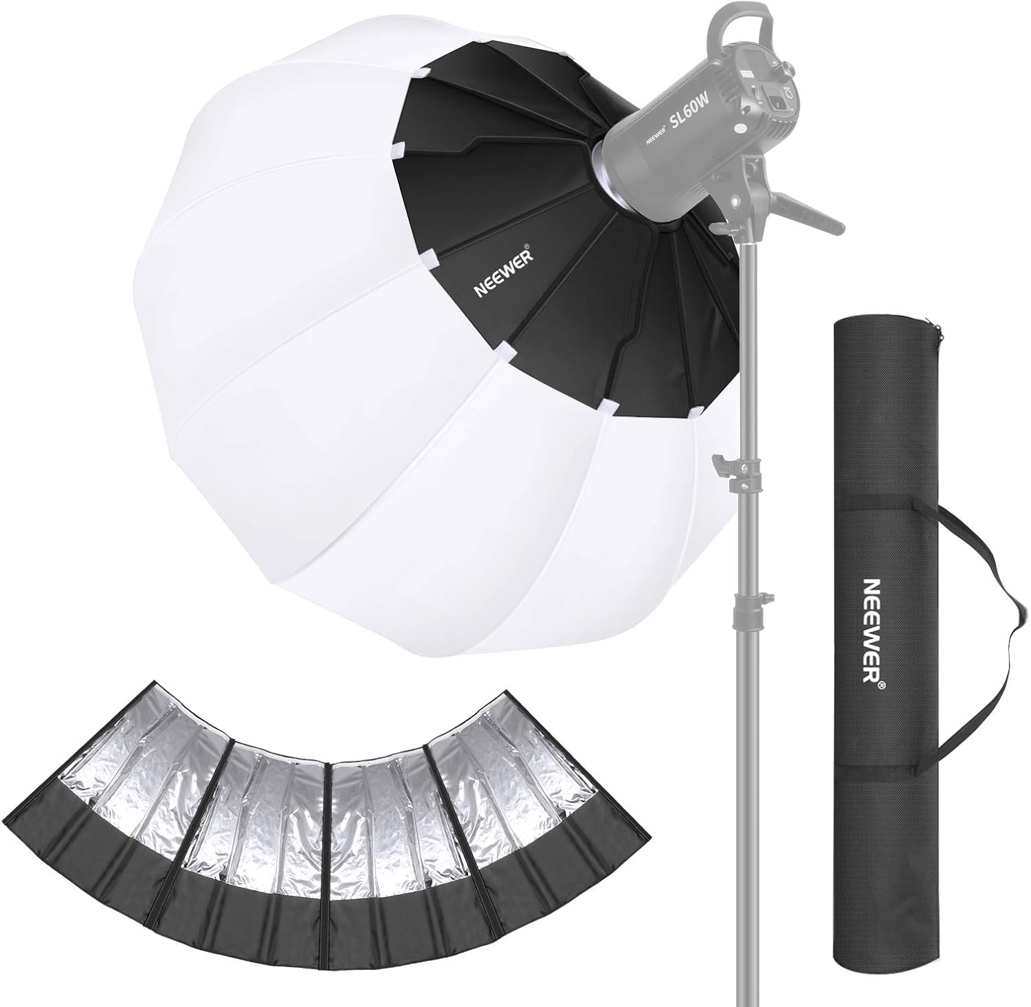 34 inches Lantern Softbox Soft Light Diffuser with Skirt, Carry Bag P50432