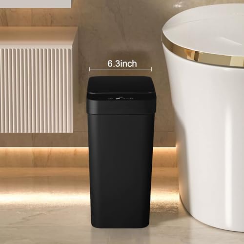White 5 Gallon Automatic Motion Sensor Trash Can O624