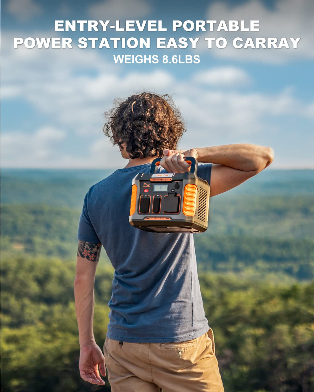 Portable Power Station 330W 288Wh Lithium Battery F7282