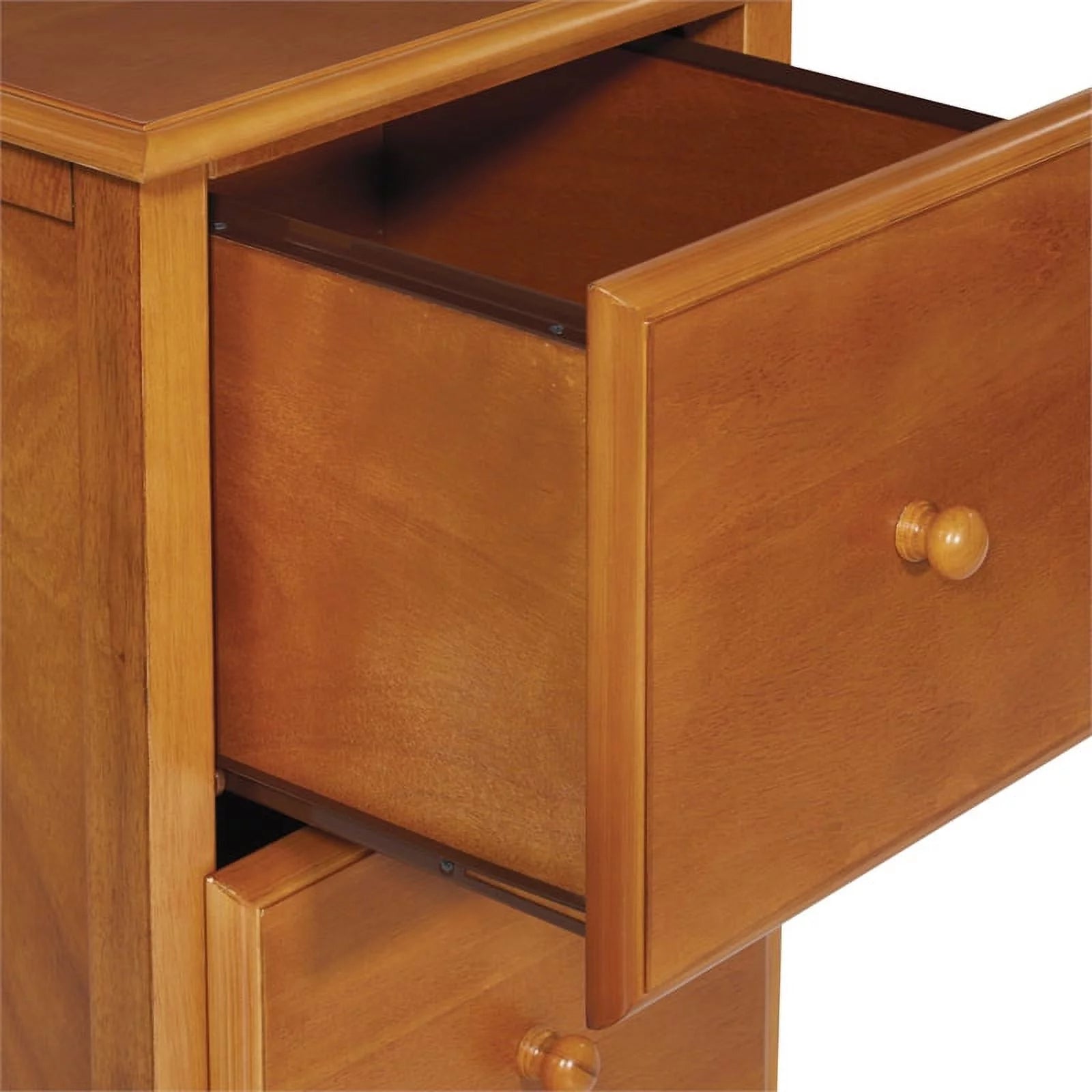 2 Drawer Wood File Cabinet in Antique Cherry D713