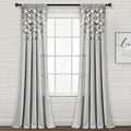 Boho Pom Pom Tassel Faux Linen Window Curtain Panel