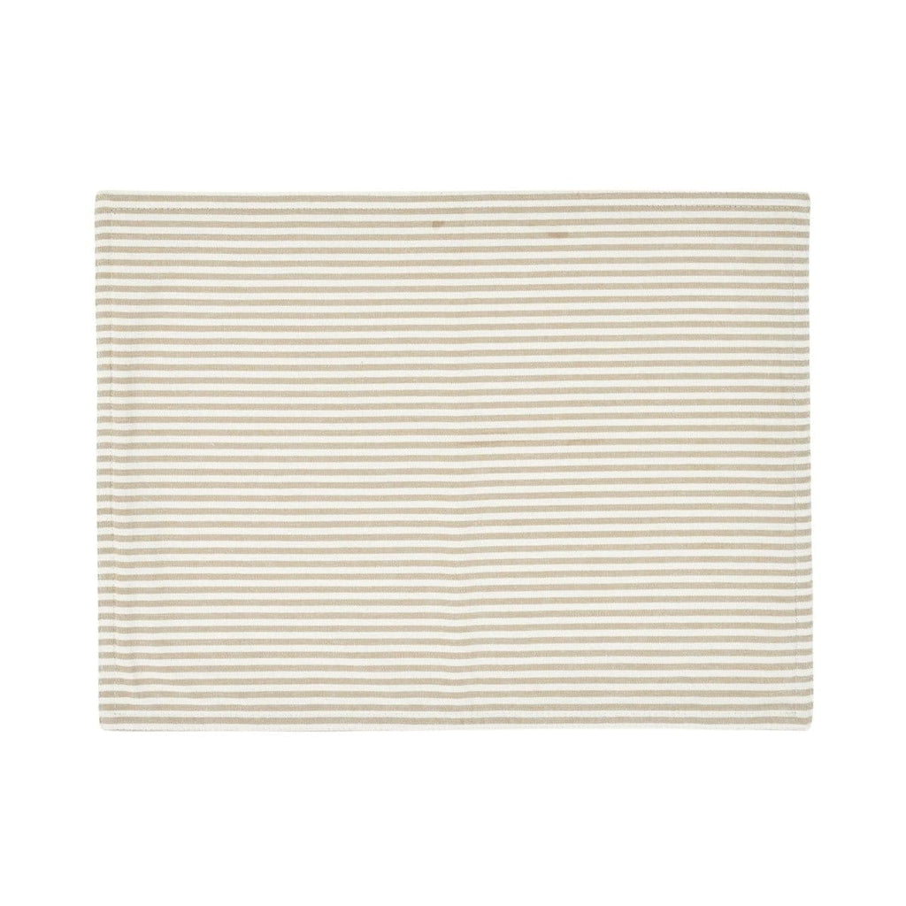 Farmhouse Ticking Stripe Yarn Dyed Placemat 4-Pack Set