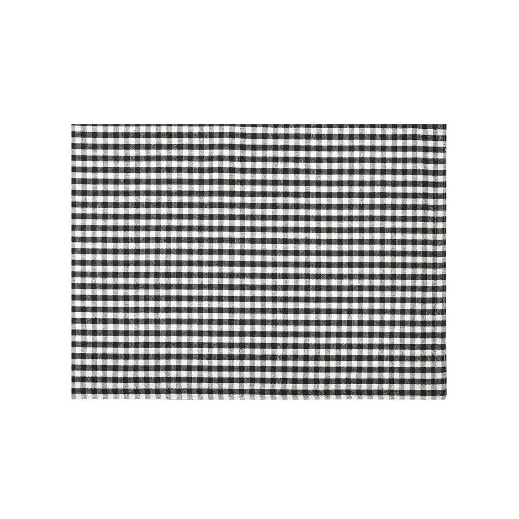Gingham Check Yarn Dyed Placemat 4-Pack Set