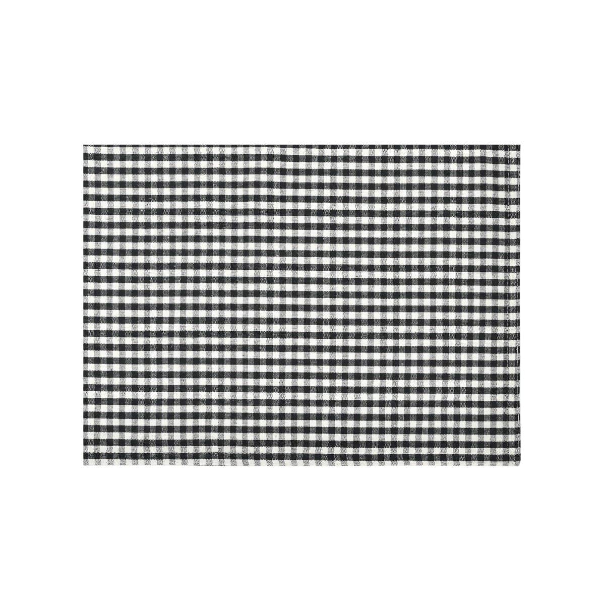 Gingham Check Yarn Dyed Placemat 4-Pack Set