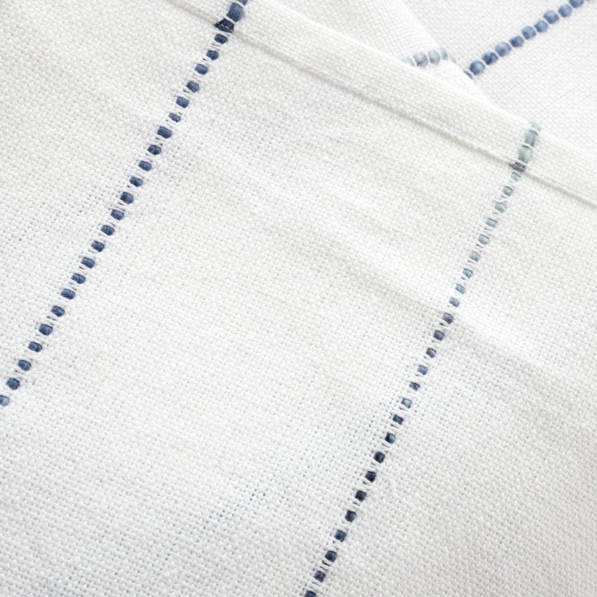 Ombre Stripe Yarn Dyed Recycled Cotton Blend Throw