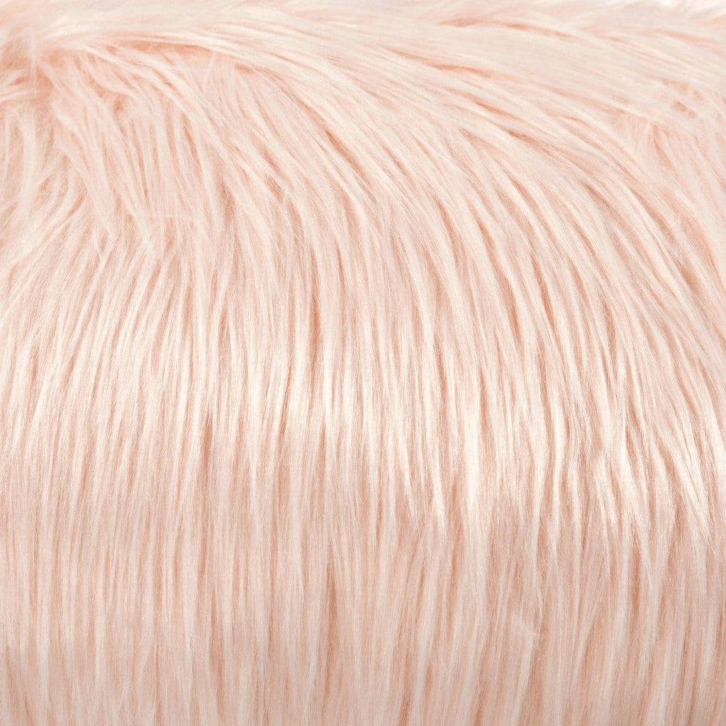 Mongolian Luca Soft Faux Fur Decorative Pillow Cover