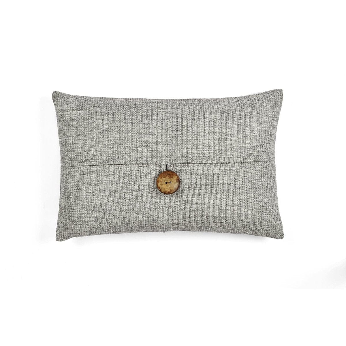 Linen Texture Woven Button Decorative Pillow Cover