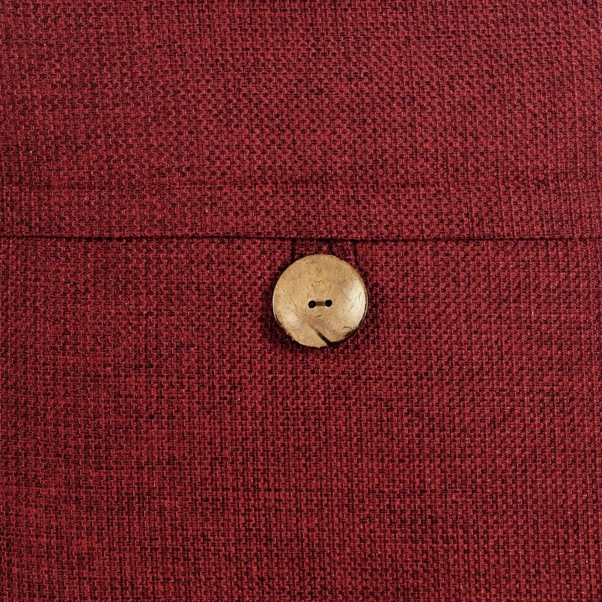 Linen Texture Woven Button Decorative Pillow Cover