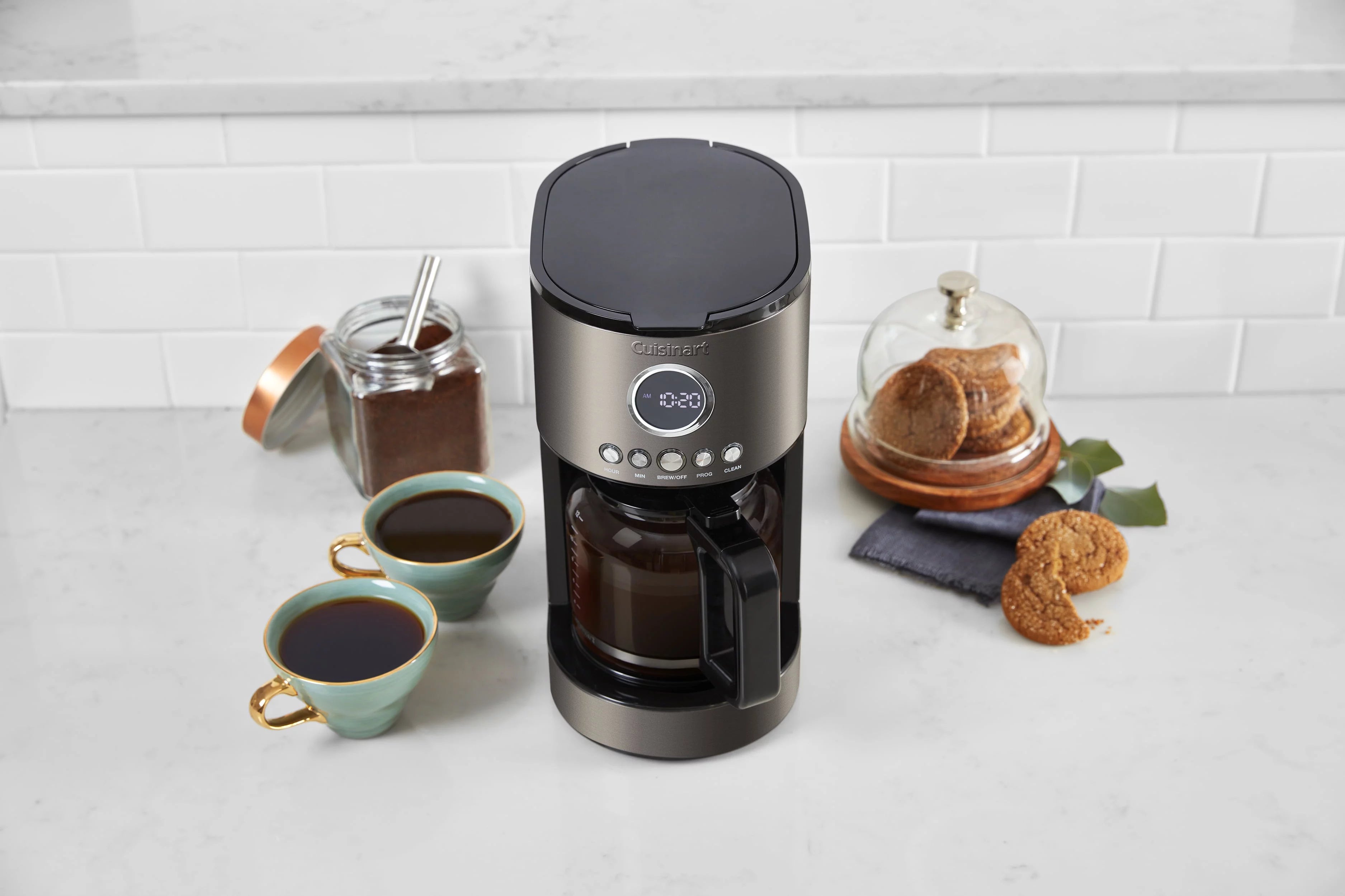 Stainless Steel Black 12 Cup Coffeemaker A48905