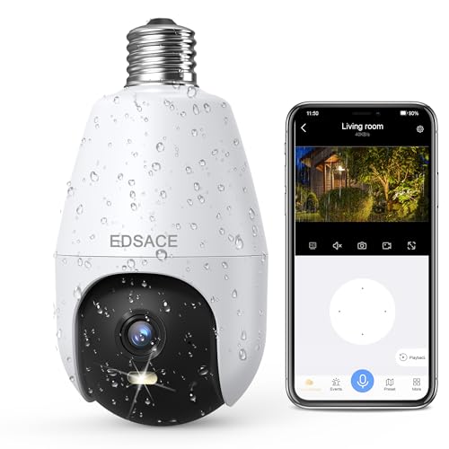 5G Light Bulb Security Camera with Auto Tracking L76121
