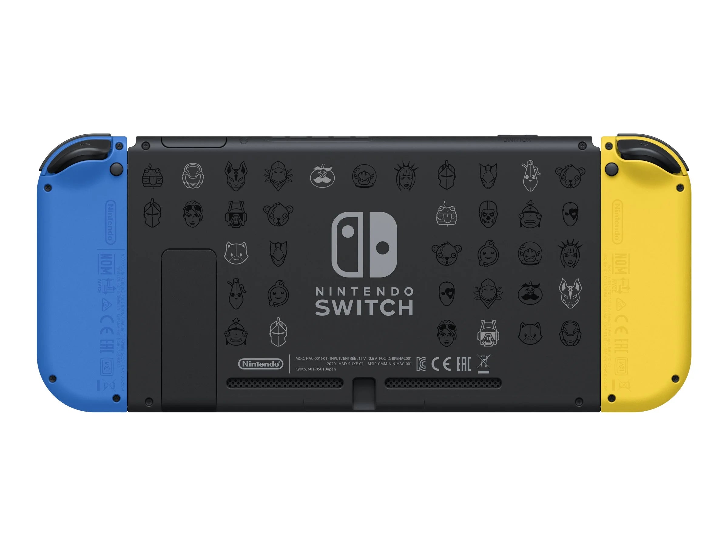 Nintendo Switch game console with Yellow and Blue Joy-Con X4959