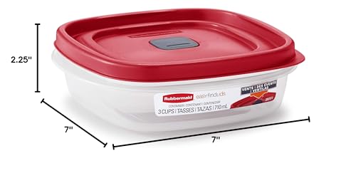 3-Cup Vented Lid Food Storage Container (4) E615171
