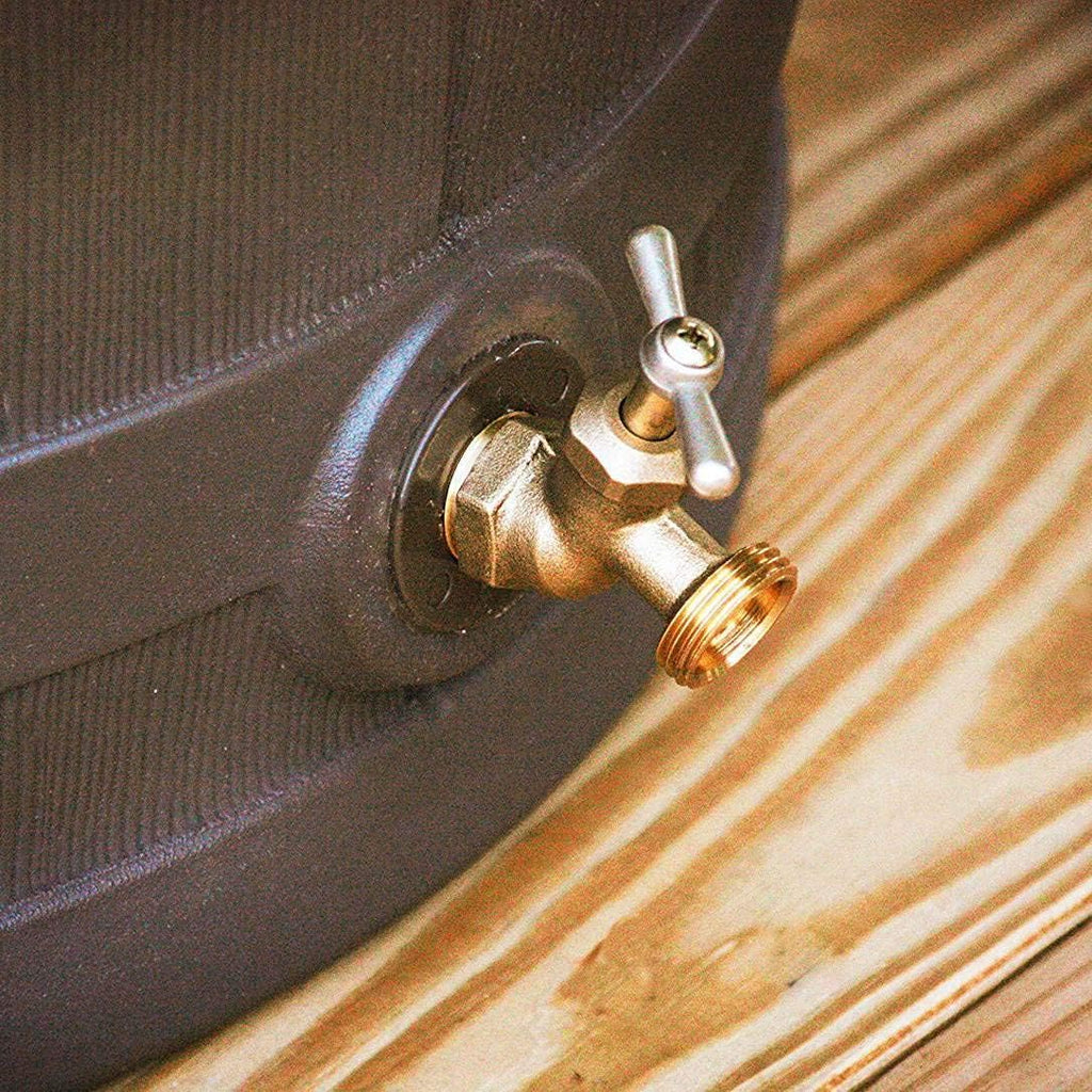 50 Gallon Plastic Rain Barrel with Brass Spigot (5 Pack) G7997