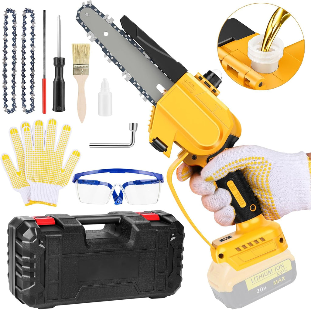 6 Inch Cordless Mini Chainsaw with Brushless Motor L8765