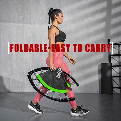 Folding Mini Trampoline with Handle, Max Load 330lbs W323