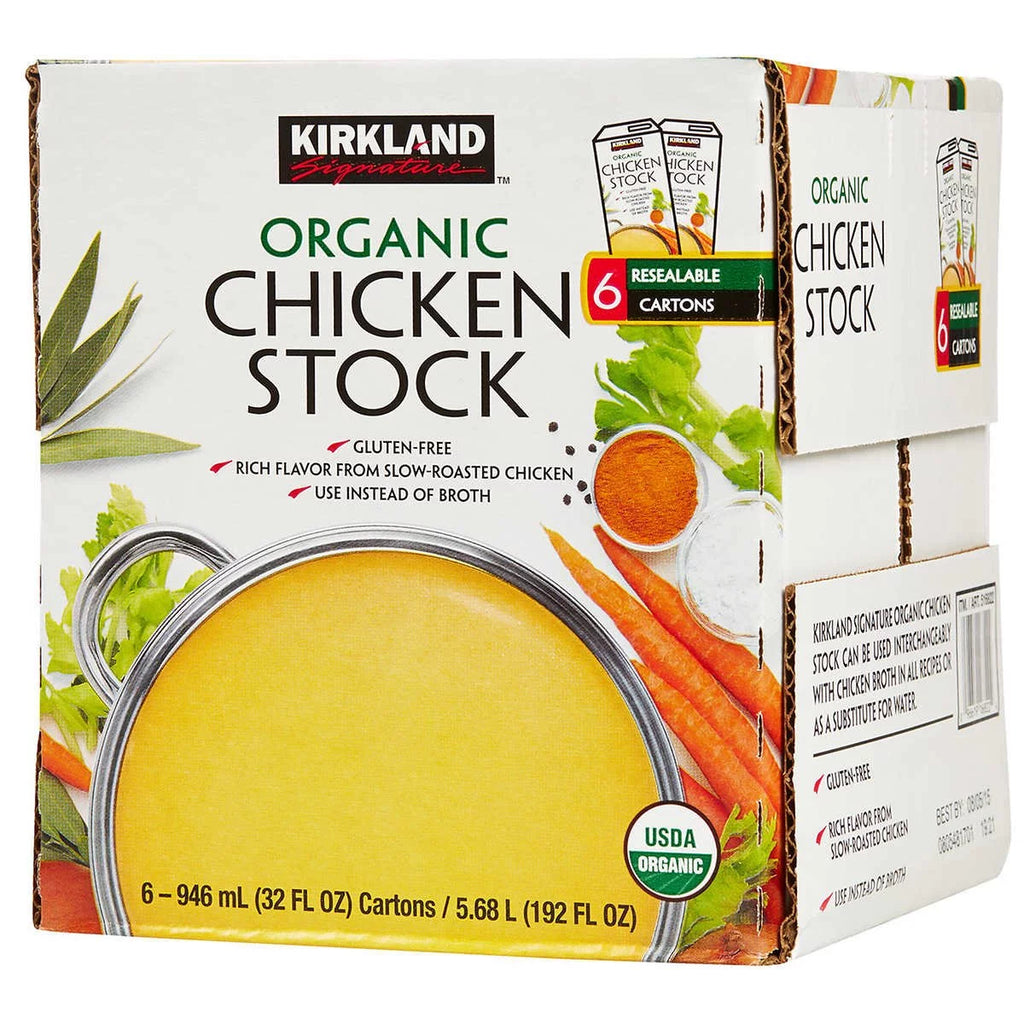 Organic Chicken Stock 32 Fluid Ounce (Pack of 6) N604703