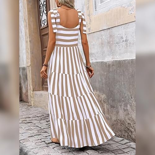Spaghetti Straps Maxi Dress U4642