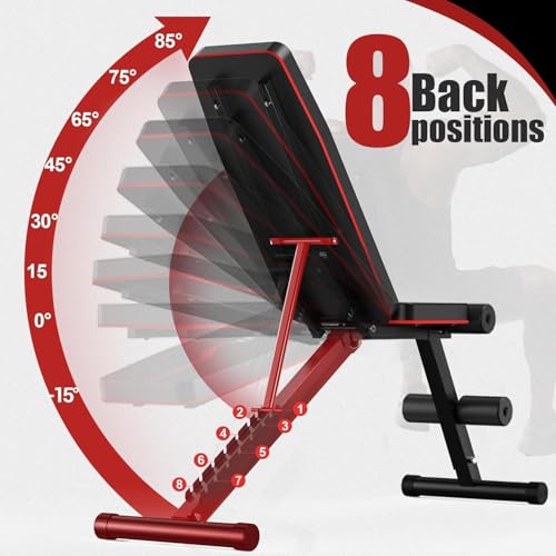 800 LB Adjustable Incline Decline Weight Bench Z5926