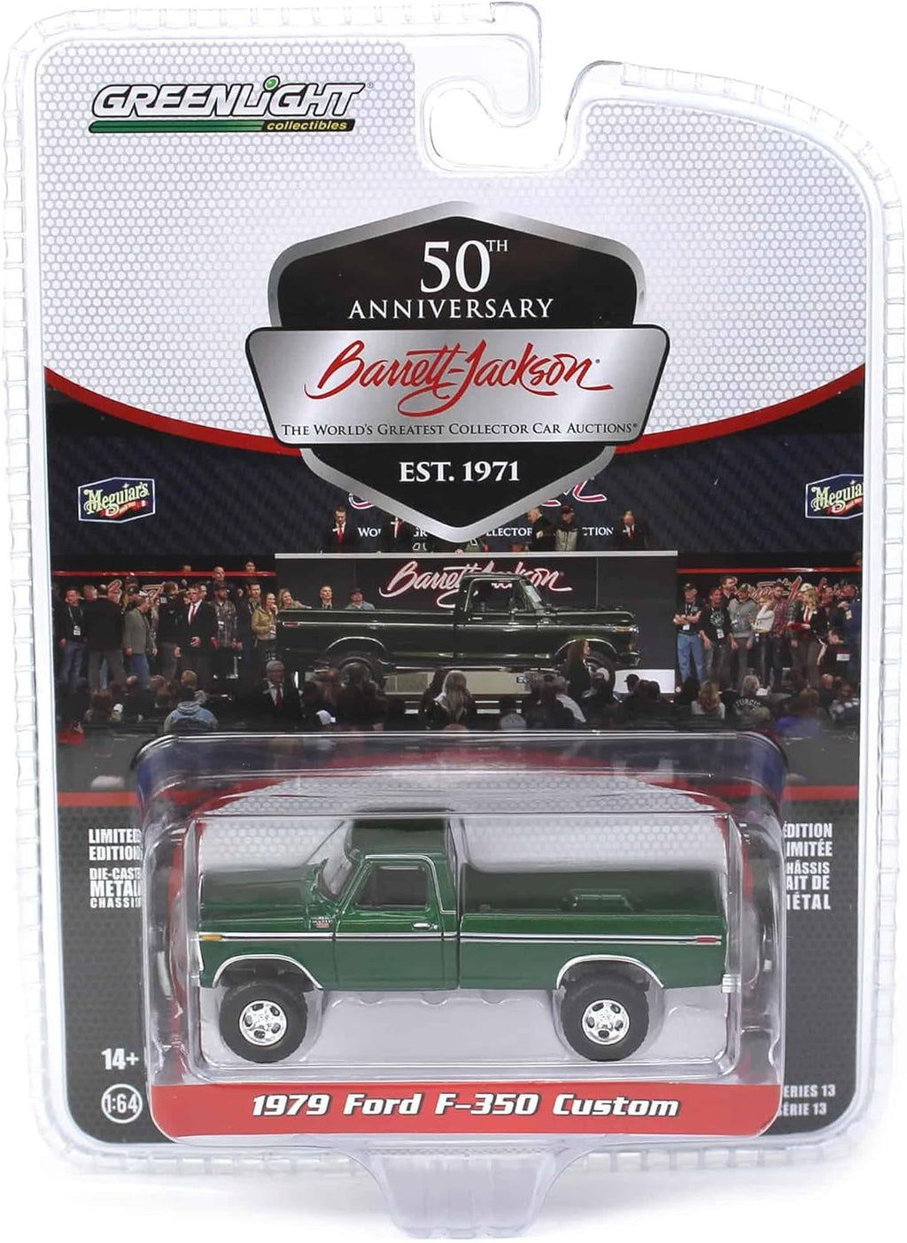 1/64 1979 Ford F-350 Custom Green X67569