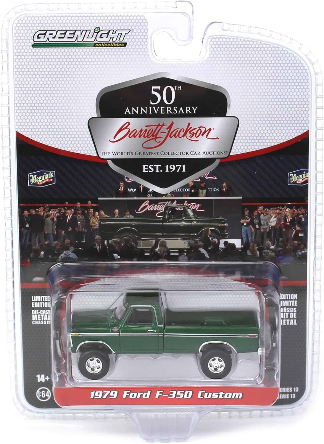 1/64 1979 Ford F-350 Custom Green X67569