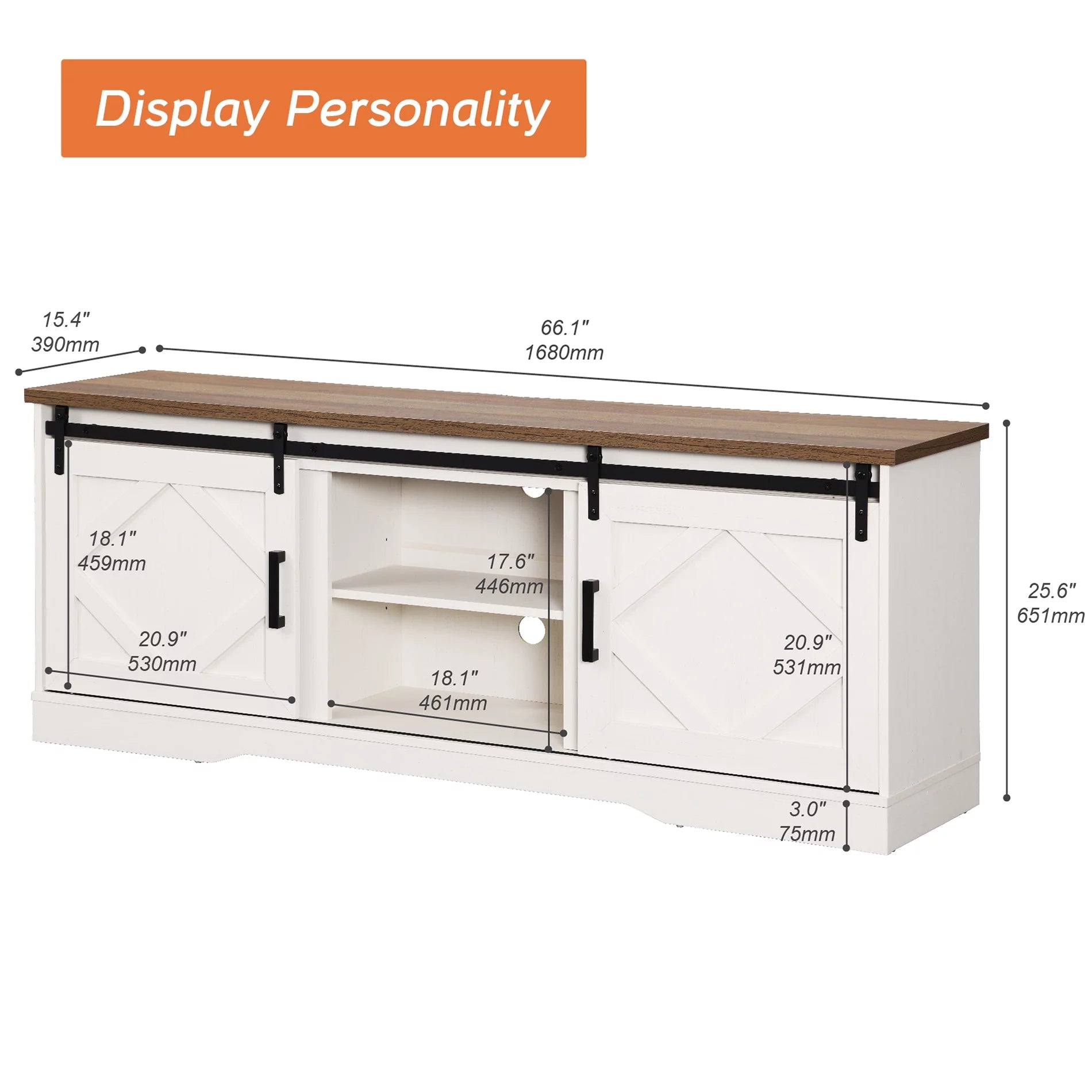 Brown TV Stand I1010