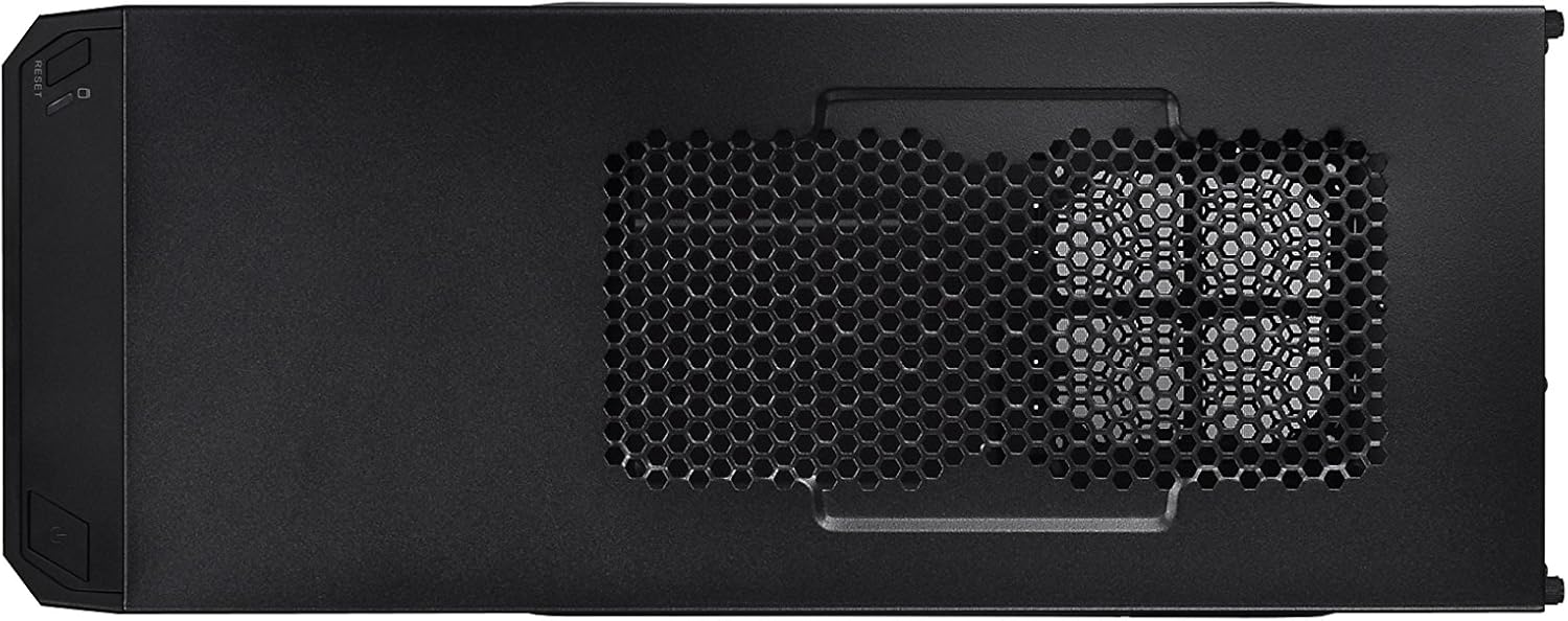 Black SPCC ATX Mid Tower Computer Chassis X208797