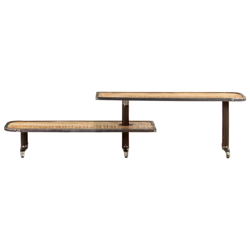 Solid Mango Wood TV Cabinet 63in x 11.8in x 15.7in Q52027