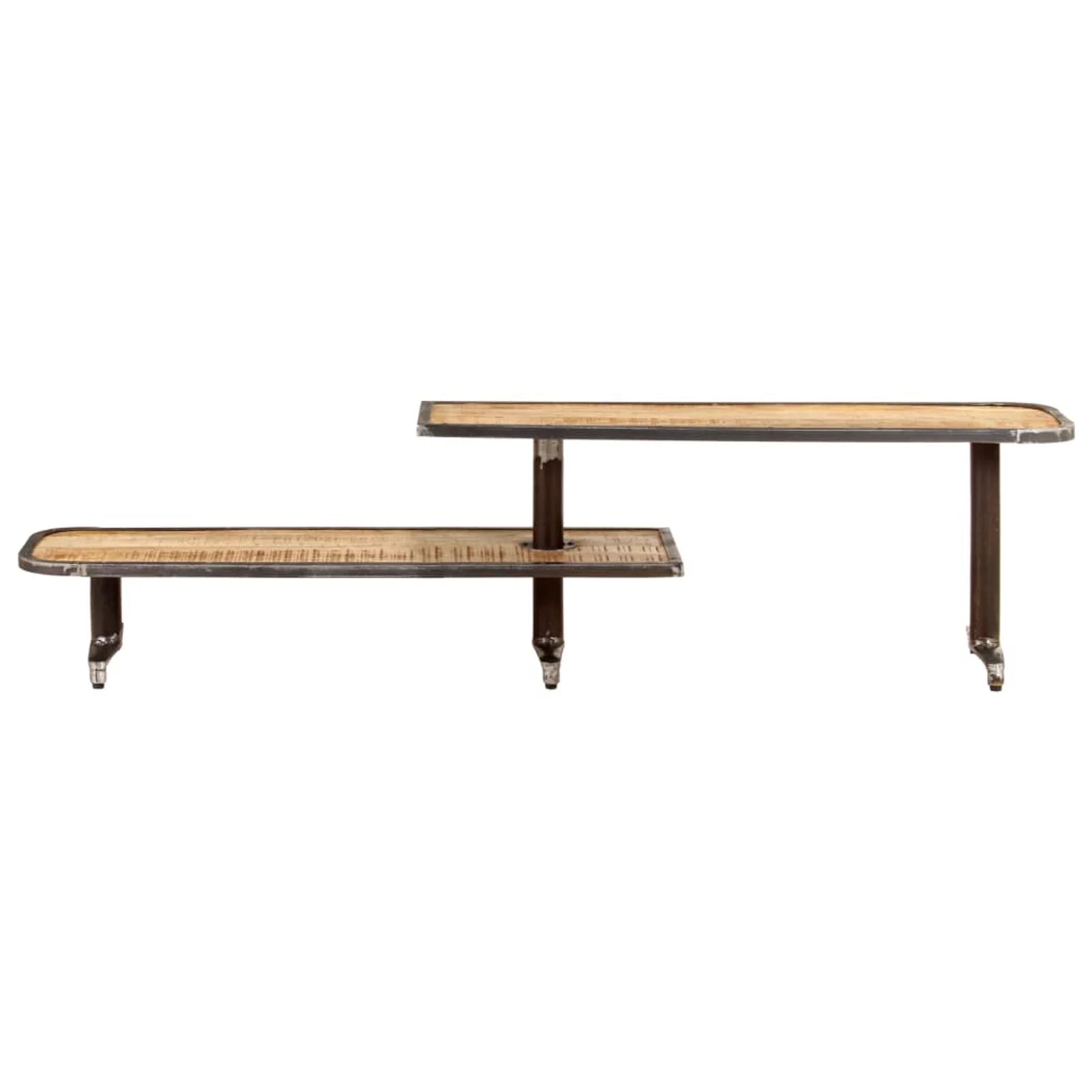 Solid Mango Wood TV Cabinet 63in x 11.8in x 15.7in Q52027