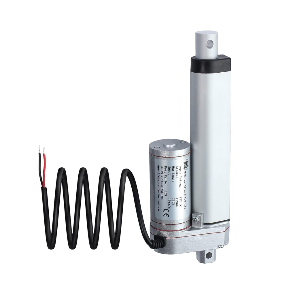 Electric Linear Actuator 100mm 4 Inch Heavy Duty DC 12V 750n 160lbs N7214