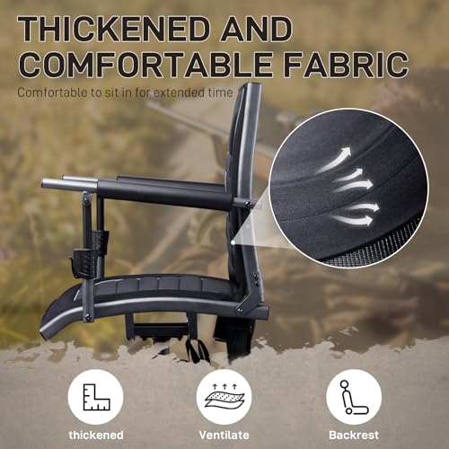 Black Adjustable Folding Hunting Chair P576676
