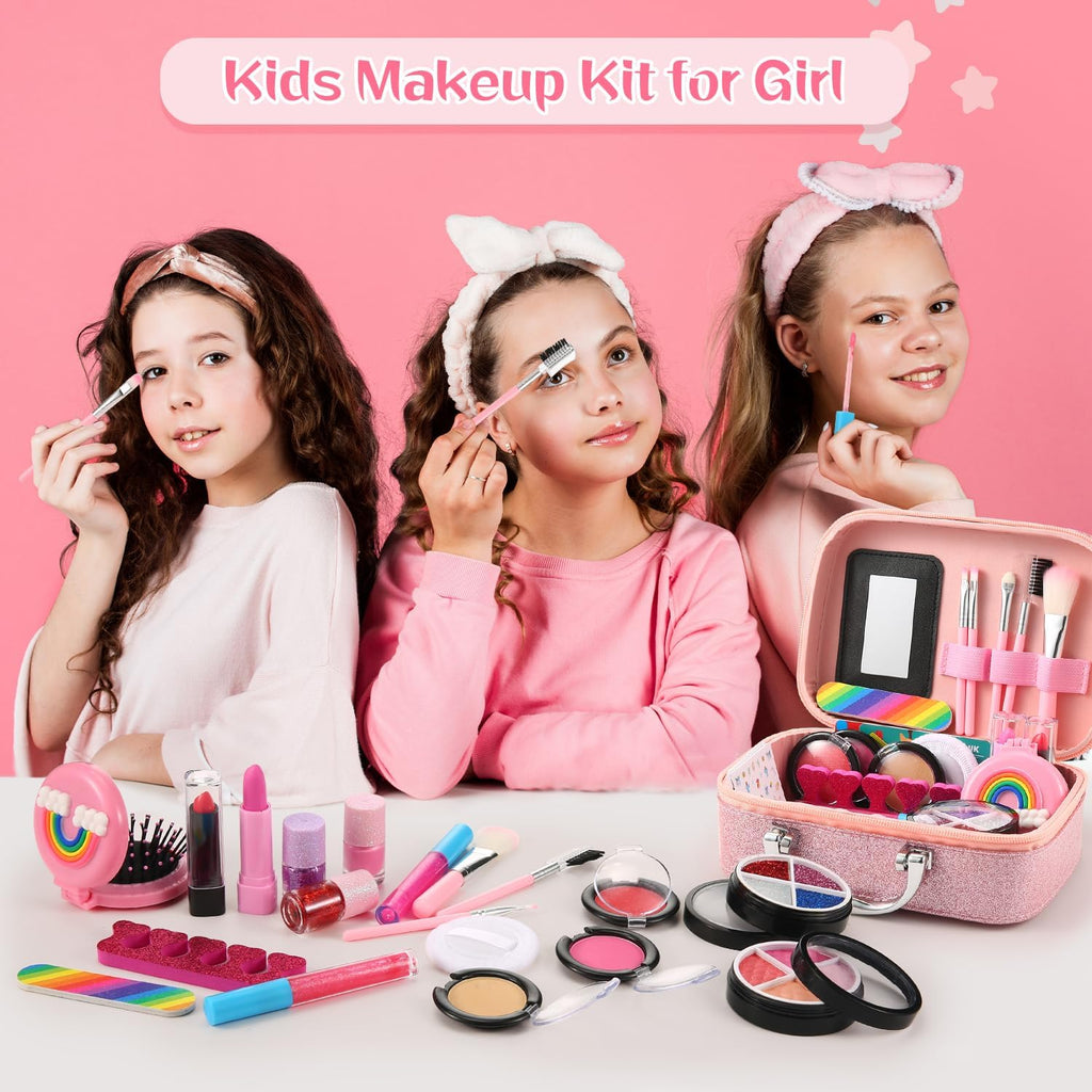 Real Washable Non-Toxic Kids Makeup Toy Kit X2457