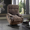 Brown Dual Motor Power Lift Recliner Chair P90827