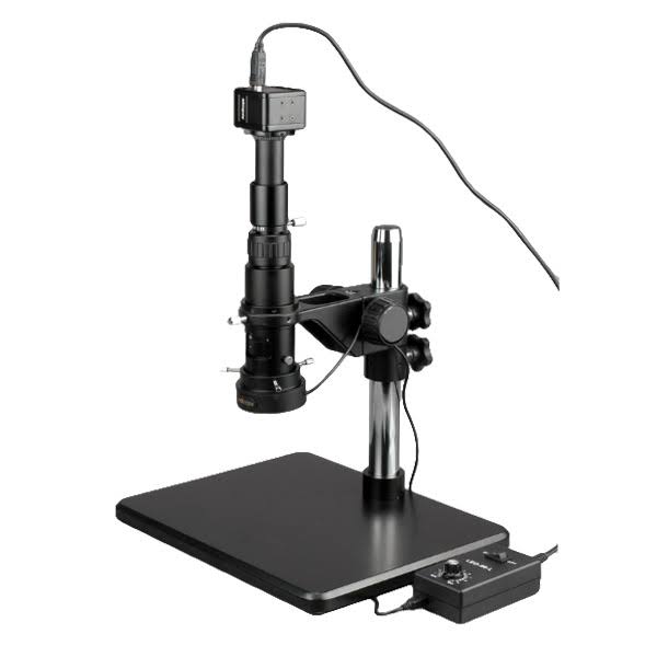 11X-80X Industrial Single Zoom Inspection Microscope with 5MP USB Digital Camera Q745